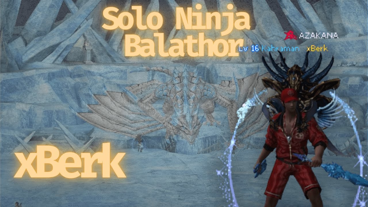 Metin2 TR Solo Ninja BALATHOR Kesimi l AZAKANA