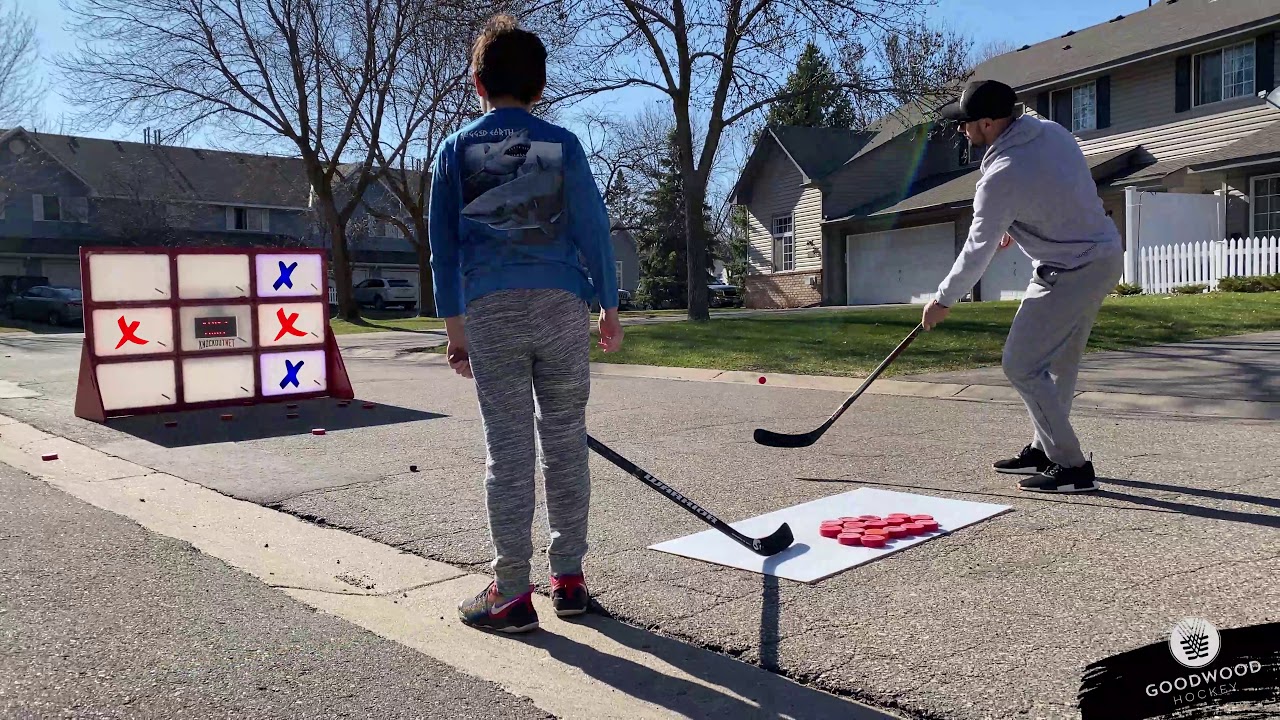 Knockout Net TicTacToe Review Light Up Hockey Net YouTube