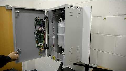 Vapac Steam Humidifier - Quick run up and test