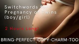 Switchwords to help with Twins Pregnancy (2 Hours Long!) - BRING-PERFECT-COPY-CHARM-TOO