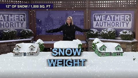 Types of snow and their weight using 3D graphics!