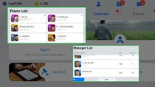 My PES Mobile id, Records, Coaches, Players - PES 2020 Mobile