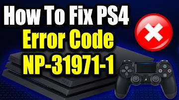 How to Fix PS4 Error NP-31971-1 "Failed to connect to PSN" Easy Fix!