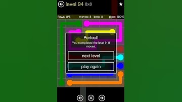 Flow Free 8x8 Mania Pack Level 94 Walkthrough