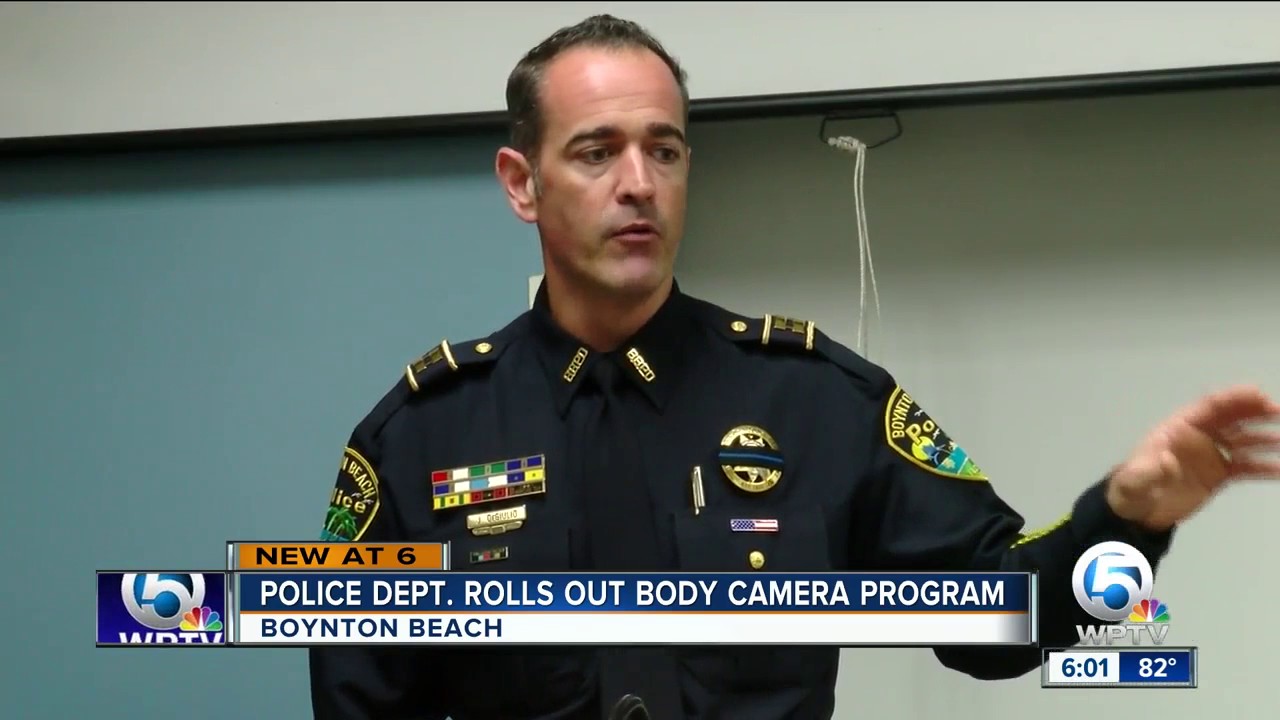 Boynton Beach police unveil body cameras - YouTube
