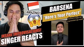 Barsena - Here’s Your Perfect [Jamie Miller] | SINGER REACTION