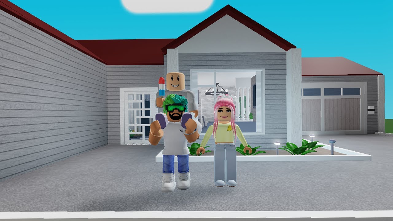 YENİ EVE TAŞINDIK ! 👶🏡 / SÜRPRİZ EV / YOUTUBER AİLESİ / BLOXBURG RP