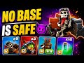 Queen Who? RC Charge Dragon Rider Smash at TH18 🔥 | Best air attack for TH18 legend league