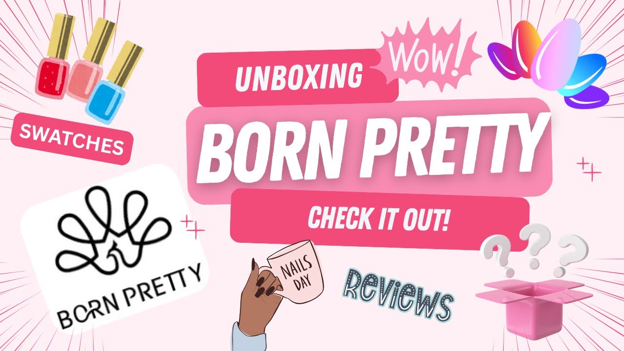 BORN PRETTY PR | Unboxing 🎁 Gel Polish Swatches 💅 | #nailart #gelpolish #nails #unboxing #review