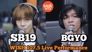 SB19 and BGYO live performance on Wish 107.5