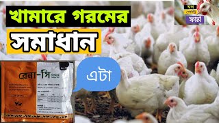 গরমকালে মুরগির খামারের জন্য সবচেয়ে কার্যকরি ঔষধ রেনা-সি। মুরগী আর স্ট্রোক করে মারা যাবে না। Rena-C