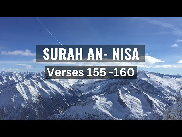 Surah An-Nisa 155 - 160  English Translation Mishary class=