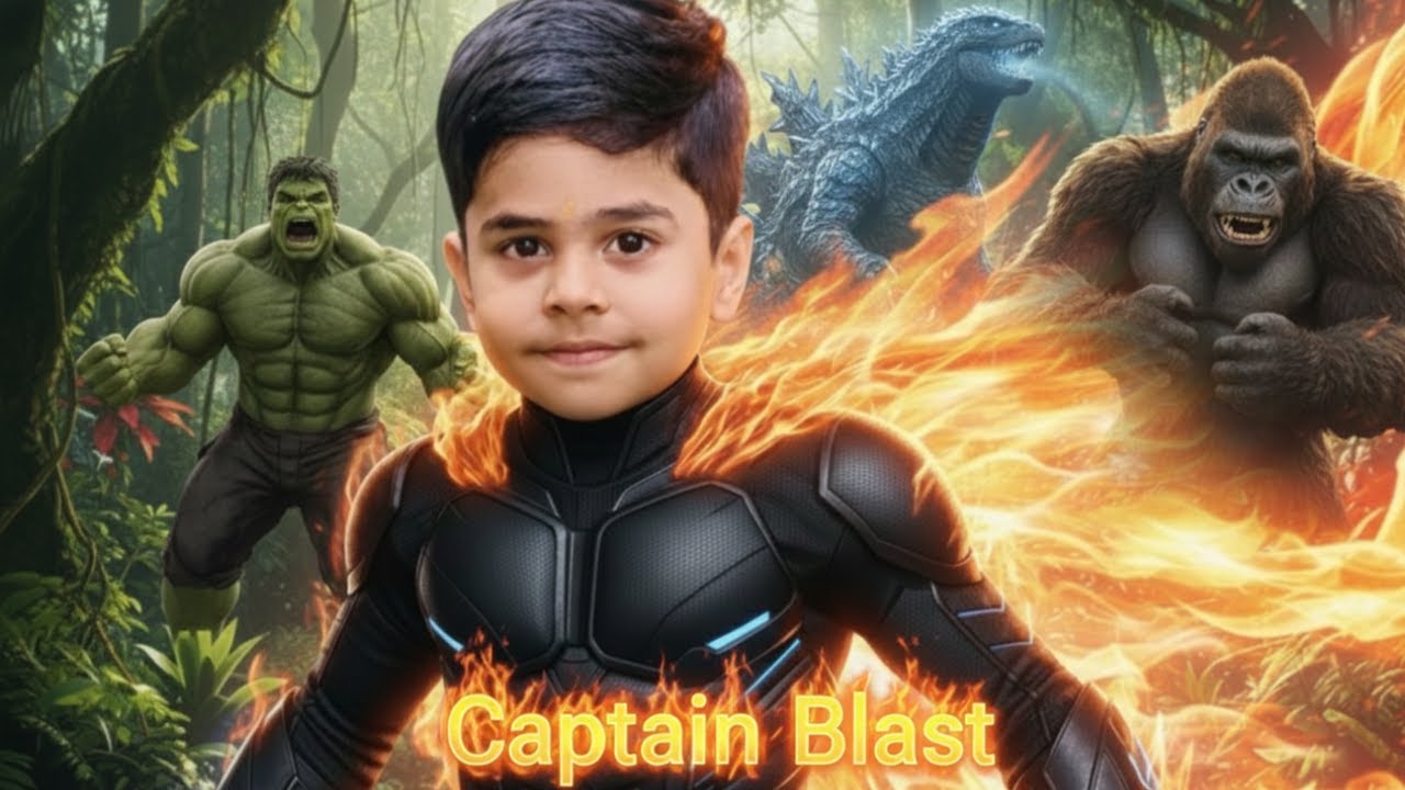Epic Jungle Rescue! Elephant, Mouse & Monkey Meet Hulk, Godzilla & Captain Blast | Kids Story