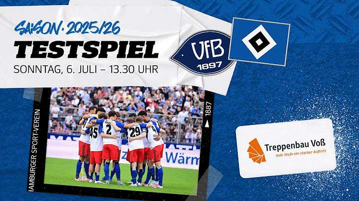 RE-LIVE: VfB Oldenburg vs. HSV I TESTSPIEL I präsentiert von Treppenbau Voß
