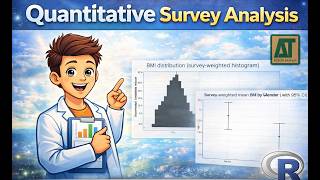 Survey-Weighted Means and Quantiles in R (NHANES) | Weighted Distributions Made Simple