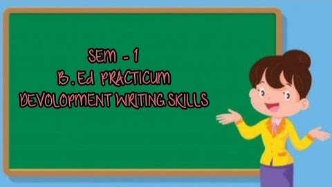 LANGUAGE ACROSS THE CURRICULUM/WBUTTEPA/WRITING SKILL