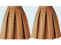 How to cut a box pleat maxi skirt