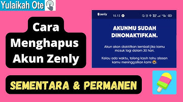 Cara Menghapus Akun Zenly Sementara & Permanen