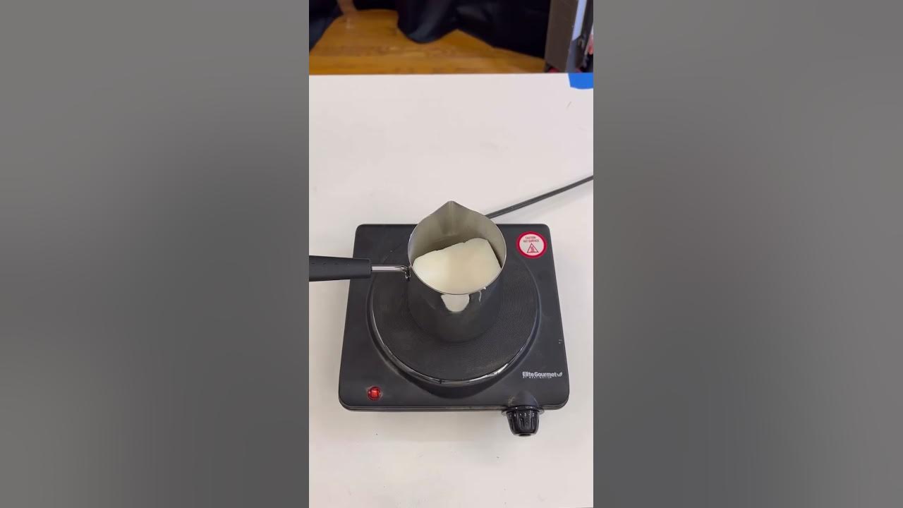 Making a candle that lights itself! YouTube