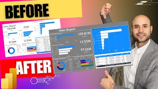 upgrade your report design in power bi | complete walkthrough from a to z