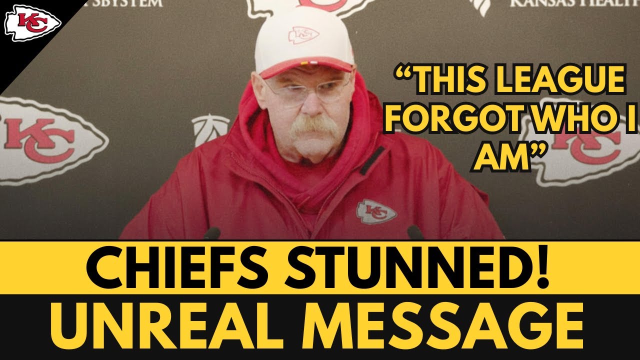 🚨 JUST NOW: Andy Reid REVEALS Patrick Mahomes’ SHOCKING Message After Season-Ending Injury!