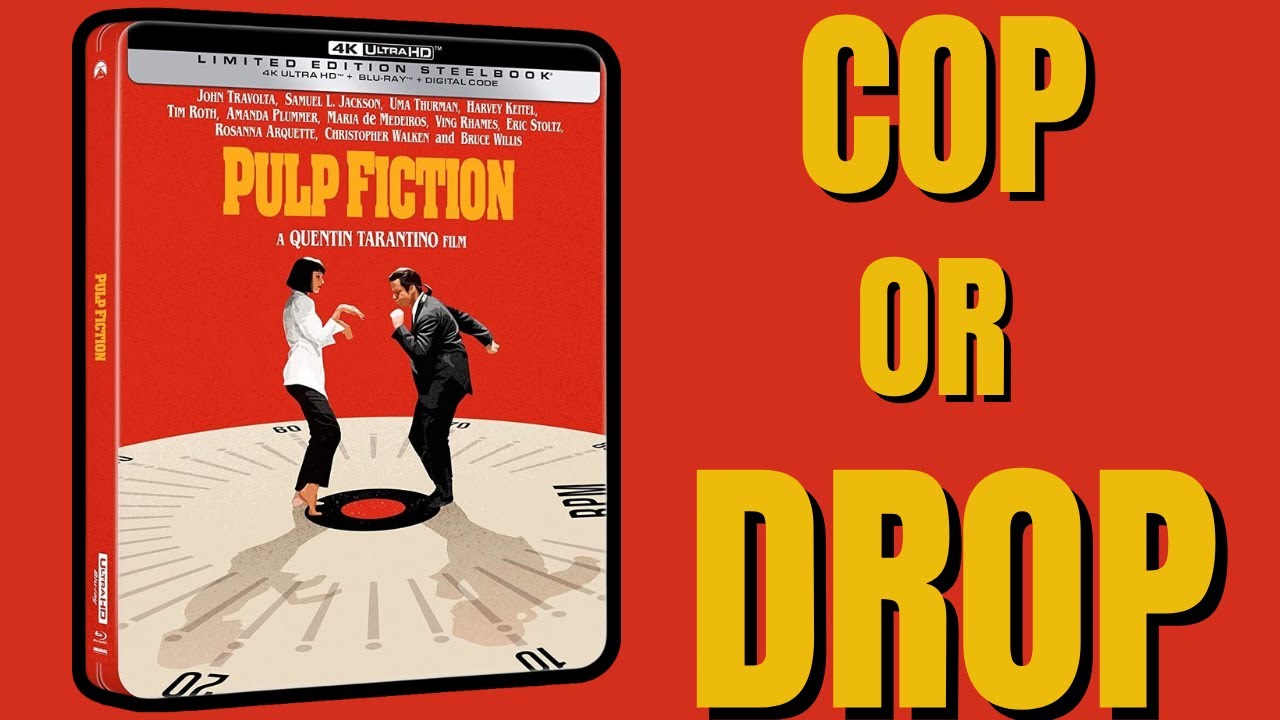 Cop or Drop Pulp Fiction SteelBook 4K Ultra HD Bluray