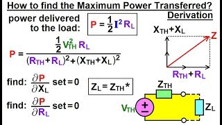 electrical engineering: ch 12 ac power (17 of 38) how to find max. power transferred? derivation