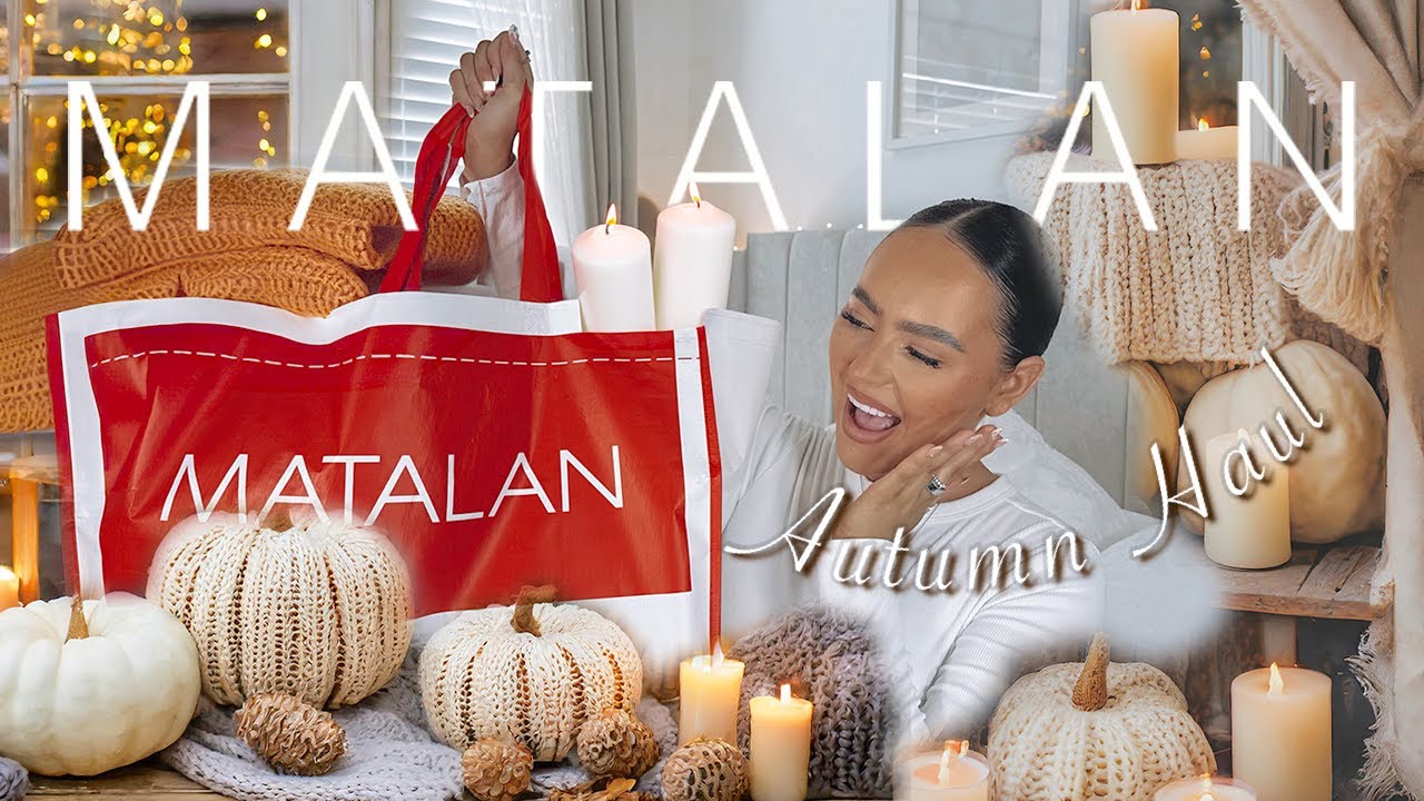 MATALAN HOME HAUL AUGUST 2025🍁 Autumnal pillows, pumpkins, kitchen finds + more