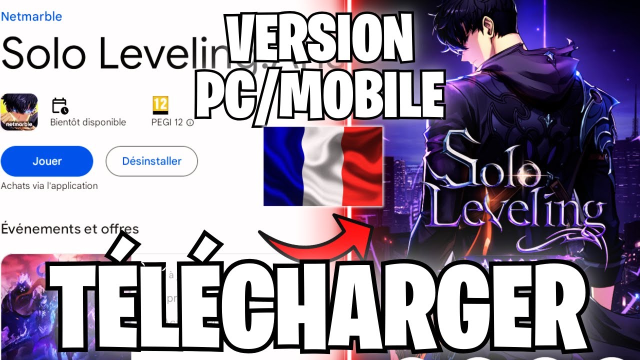 COMMENT TELECHARGER SOLO LEVELING ARISE SUR IOS,ANDROID & PC! - YouTube