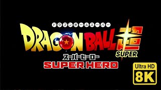 Dragon Ball Super Super Hero First Two Minutes Of Footage 8K Remastered With Neural Network Ai