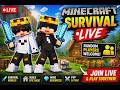 Minecraft LIVE Bedwars Skin in Survival 😱 Random Players Allowed