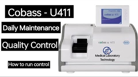 Cobas U411 | Urine Analyser | Daily Maintenance | Quality Control | How to Run Control