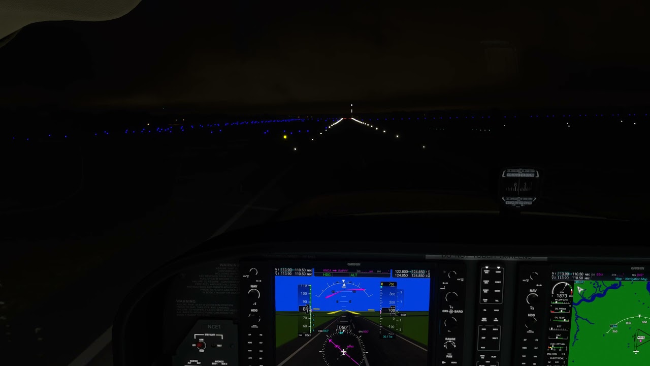 41fpm landing in cessna 172 on fs2020 :)))