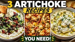 3 Irresistible Artichoke Recipes You NEED to Try! | Easy Mediterranean Recipes