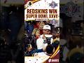 The Super Bowl people forget Washington dominated.