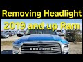 Ram how to remove headlight
