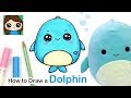 How to Draw a Baby Dolphin Easy | Squishmallows