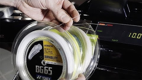 Badminton special: string gauge and clamp adjustment