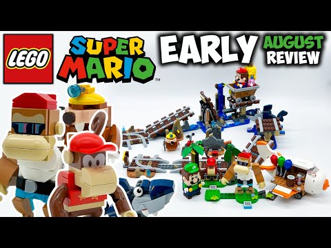Diddy Kong's Minecart Ride EARLY Review! LEGO Super Mario Set 71425