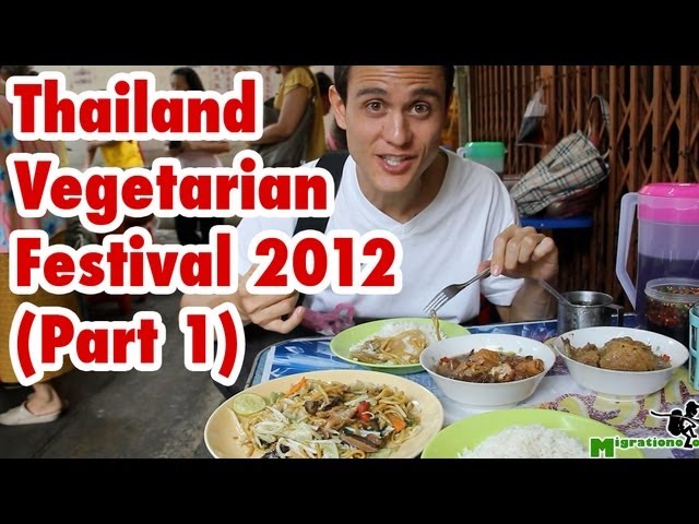 Thailand Vegetarian Food Festival (Part 1) - Bangkok 2012 เทศกาลกินเจ | Mark Wiens