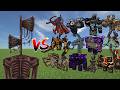 Siren Head VS L_Ender 's Cataclysm Mobs - Minecraft Mob Battle -