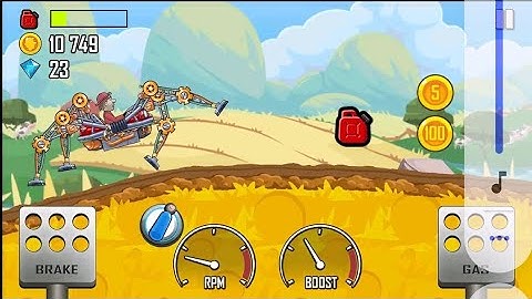 Hill Climb Racing - Gameplay Walkthrough Part 1 - Jeep (iOS, Android)