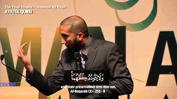 Miracle of Ayat ul Kursi - Linguistic Miracle Nomaan Ali Khan