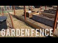 How to build a simple garden fence