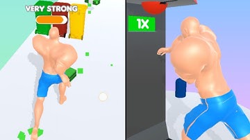 Forward vs Reverse Gaming in Muscle Rush(New Update) | All Levels Gameplay Android ios 5g