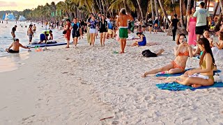 Look! This is BORACAY White Beach on May 16 2024 Sunset Walk From Station 3 to Station 1 Daming Tao