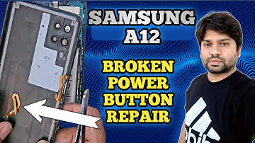How To Repair Samsung Galaxy A12 Power On/Off Key | Samsung A12 Power Button Not Working