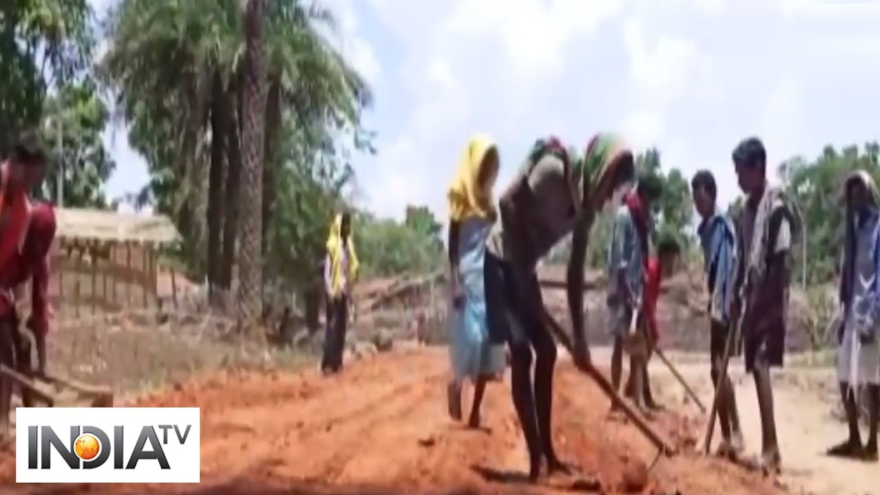 Fed up with authorities, Chhattisgarh villagers construct road on their own