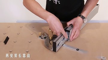 Angle Miter Gauge Table Saw Router  Guide Aluminium