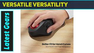 Nulea M505A Wireless Trackball Mouse Ergonomic 44mm Index Finger Control | Best Choice